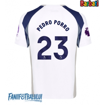 Tottenham Hotspur Pedro Porro #23 Tricou Fotbal Replică 2025-26 Barbati Acasa